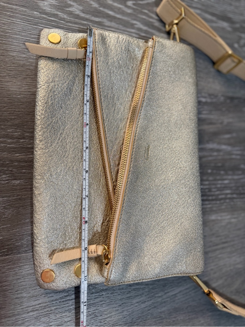 Hammitt Dillon Reversable Crossbody Pewter - Picture 11 of 14